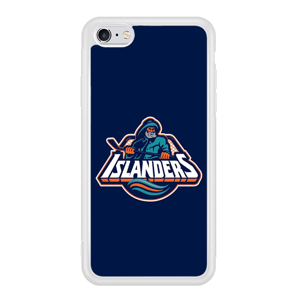 Hockey New York Islanders NHL 001 iPhone 6 | 6s Case-Phone Case-Rubber White (2D Case)-Altracase