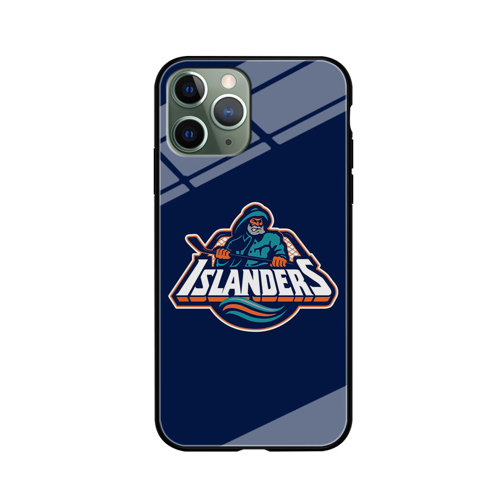 Hockey New York Islanders NHL 001 iPhone 11 Pro Max Case-Phone Case-Tempered Glass Case-Altracase