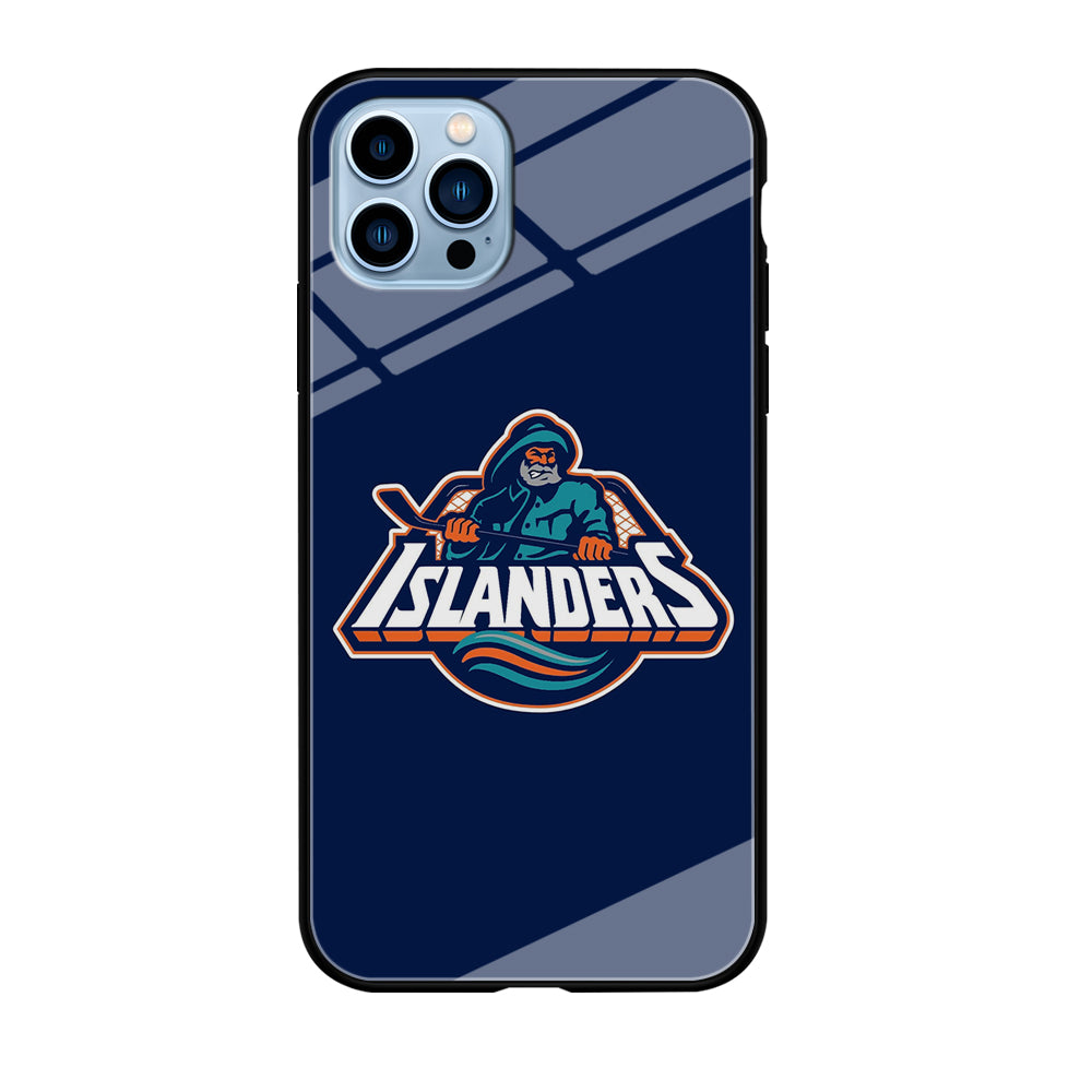 Hockey New York Islanders NHL 001 iPhone 12 Pro Case-Phone Case-Tempered Glass Case-Altracase