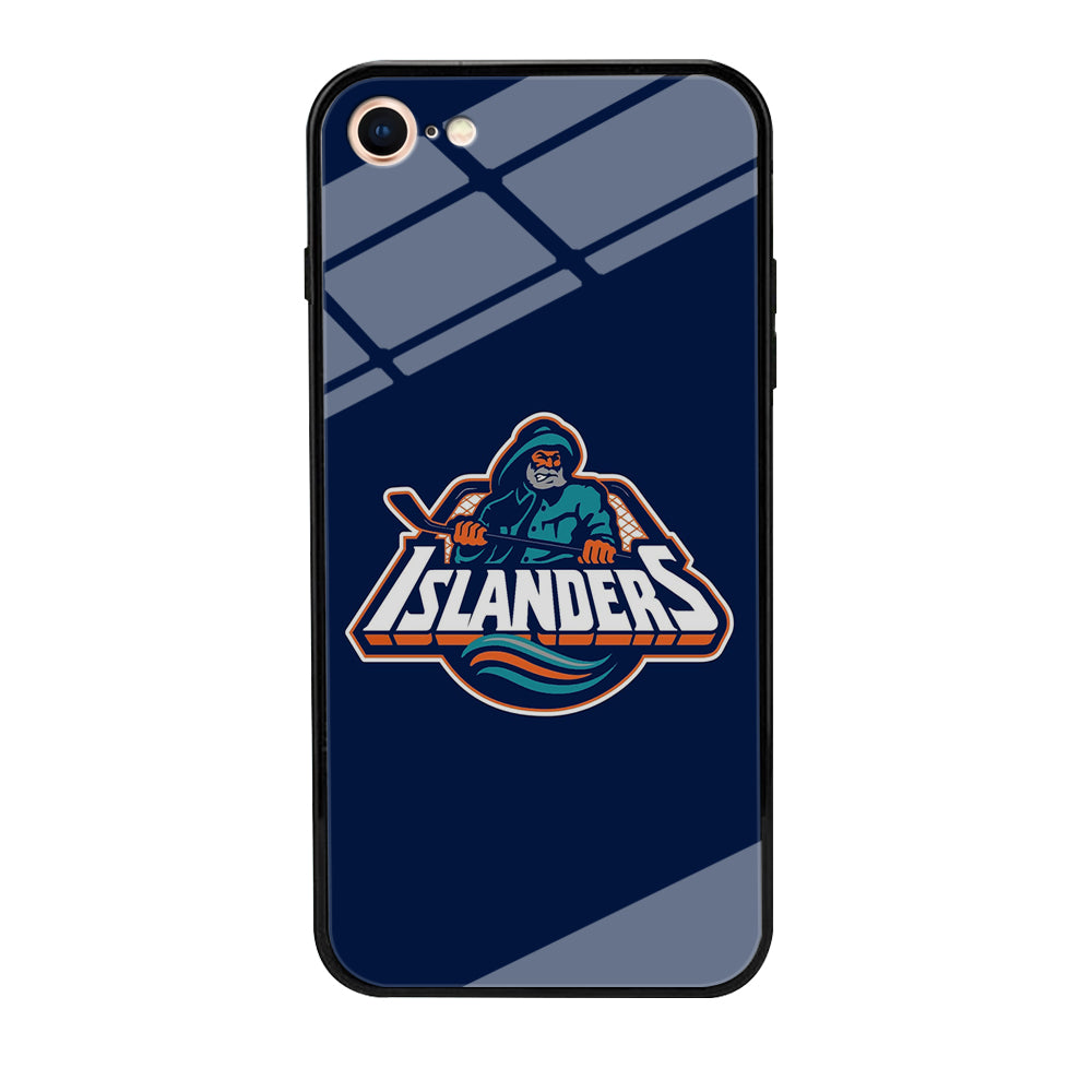 Hockey New York Islanders NHL 001 iPhone 7 Case-Phone Case-Tempered Glass Case-Altracase
