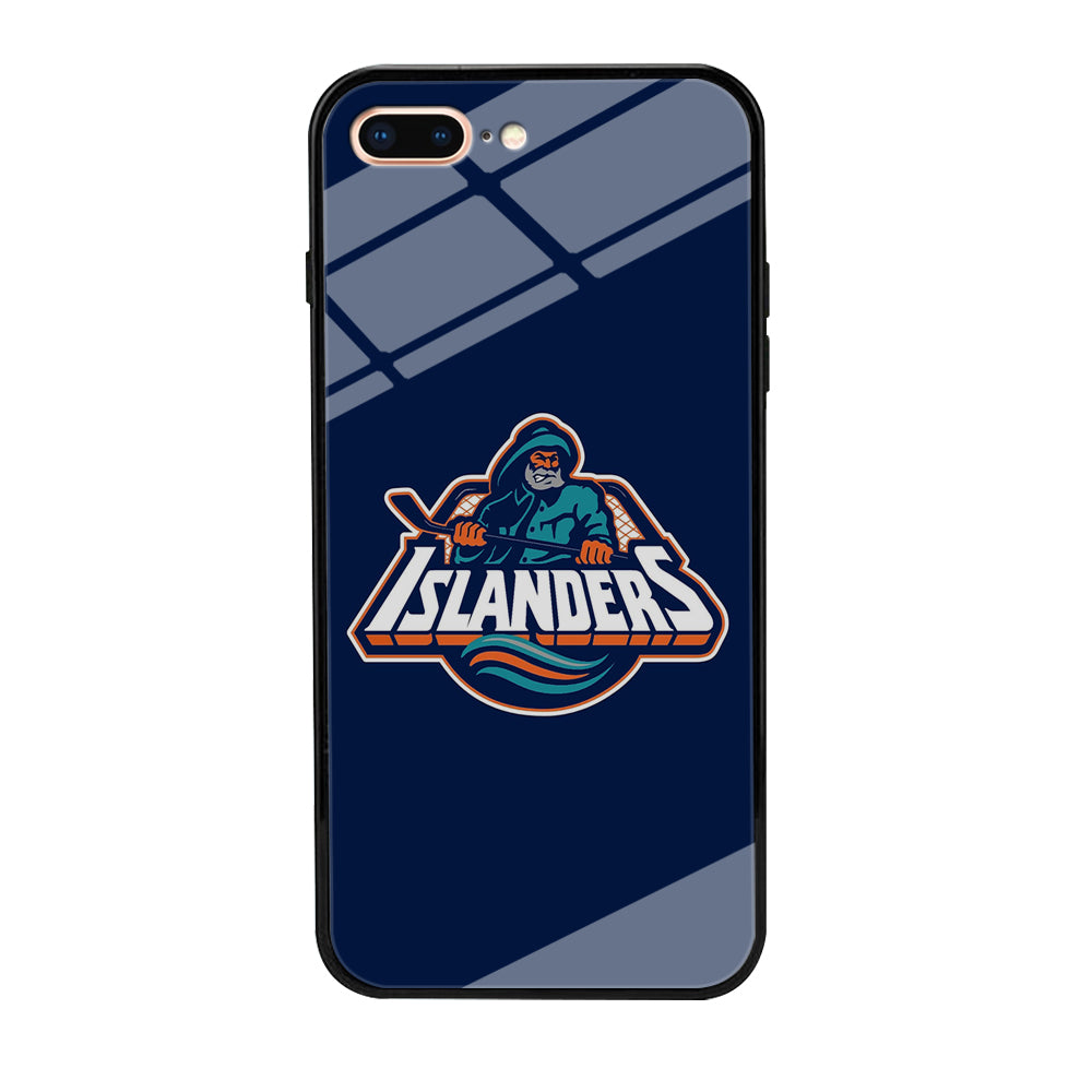 Hockey New York Islanders NHL 001 iPhone 7 Plus Case-Phone Case-Tempered Glass Case-Altracase