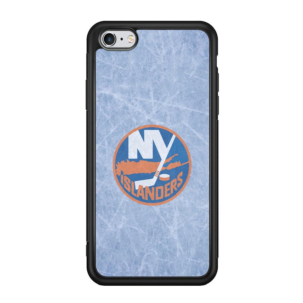Hockey New York Islanders NHL 002 iPhone 6 | 6s Case-Phone Case-Rubber Black (2D Case)-Altracase