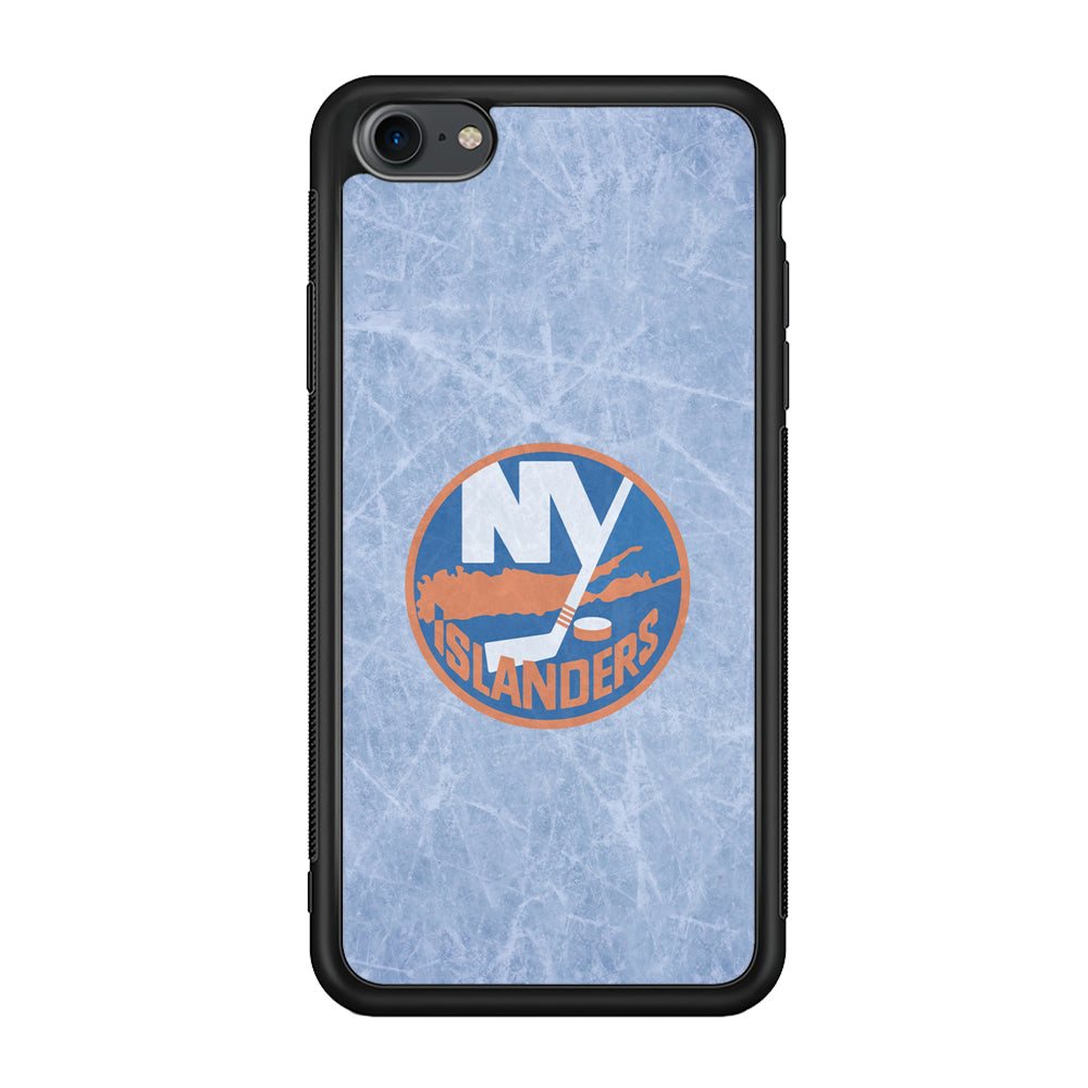 Hockey New York Islanders NHL 002 iPhone 7 Case-Phone Case-Rubber Black (2D Case)-Altracase