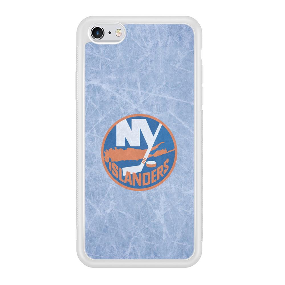 Hockey New York Islanders NHL 002 iPhone 6 | 6s Case-Phone Case-Rubber White (2D Case)-Altracase