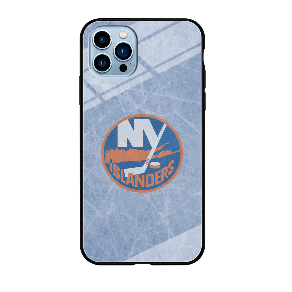 Hockey New York Islanders NHL 002 iPhone 12 Pro Max Case-Phone Case-Tempered Glass Case-Altracase