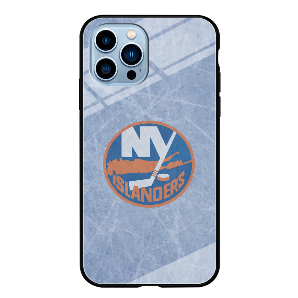 Hockey New York Islanders NHL 002 iPhone 15 Pro Case-Phone Case-Tempered Glass Case-Altracase