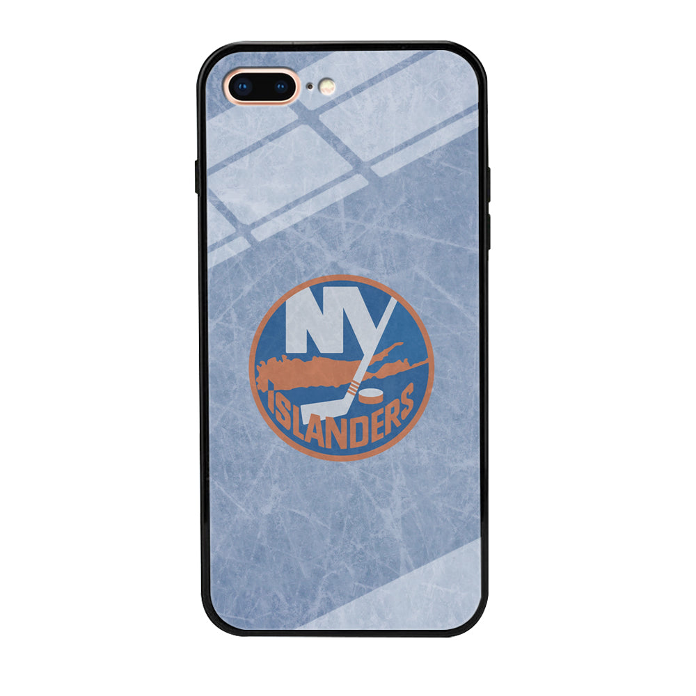 Hockey New York Islanders NHL 002 iPhone 7 Plus Case-Phone Case-Tempered Glass Case-Altracase