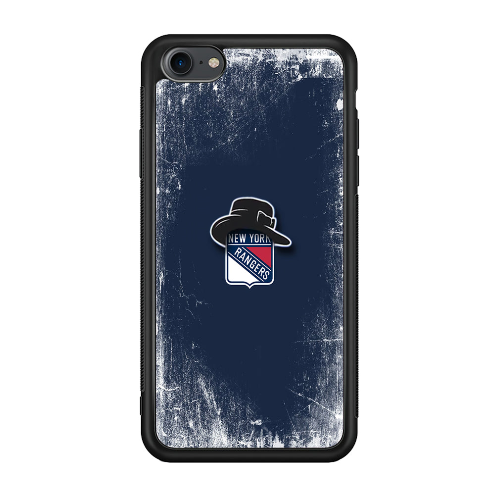 Hockey New York Rangers NHL 001 iPhone 7 Case-Phone Case-Rubber Black (2D Case)-Altracase