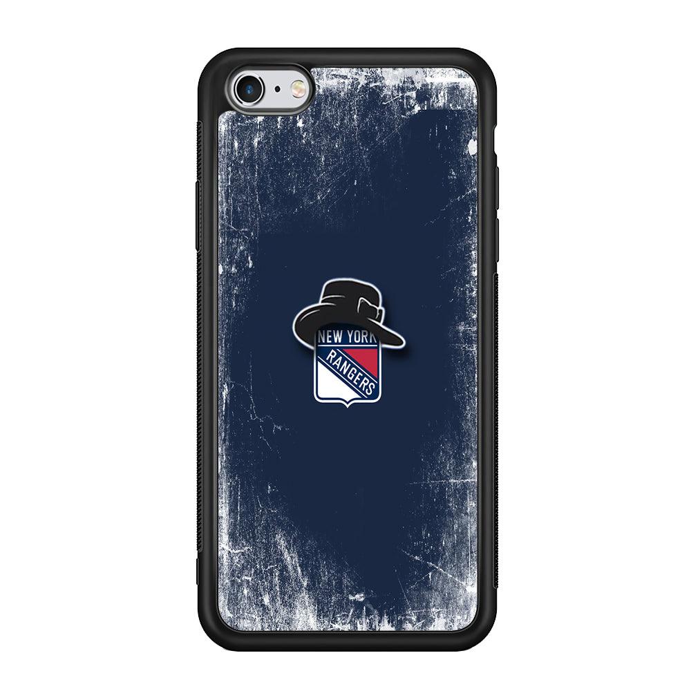 Hockey New York Rangers NHL 001 iPhone 6 | 6s Case-Phone Case-Rubber Black (2D Case)-Altracase