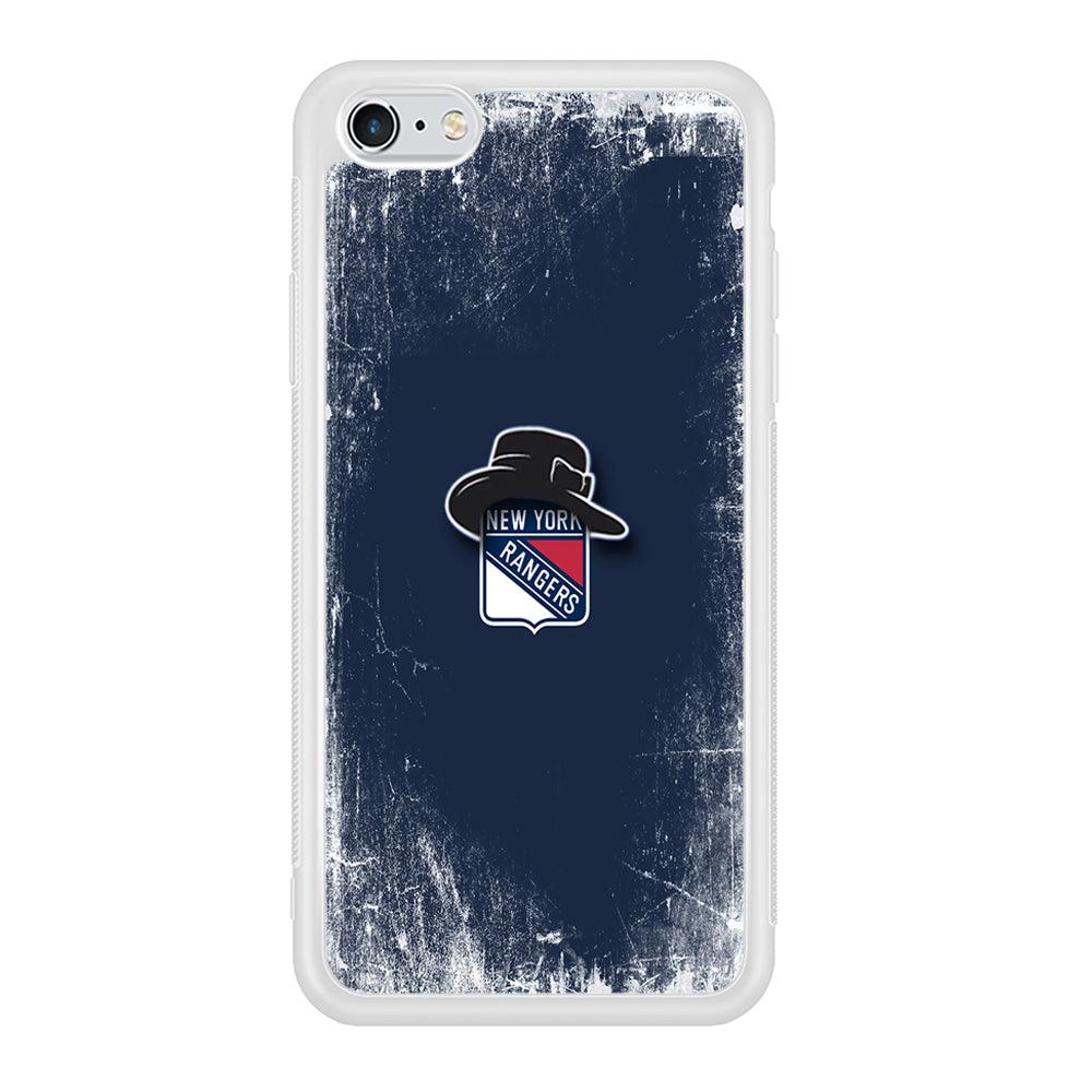 Hockey New York Rangers NHL 001 iPhone 6 | 6s Case-Phone Case-Rubber White (2D Case)-Altracase