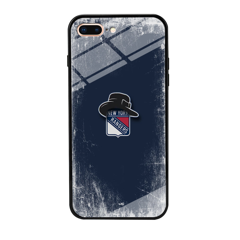 Hockey New York Rangers NHL 001 iPhone 8 Plus Case-Phone Case-Tempered Glass Case-Altracase