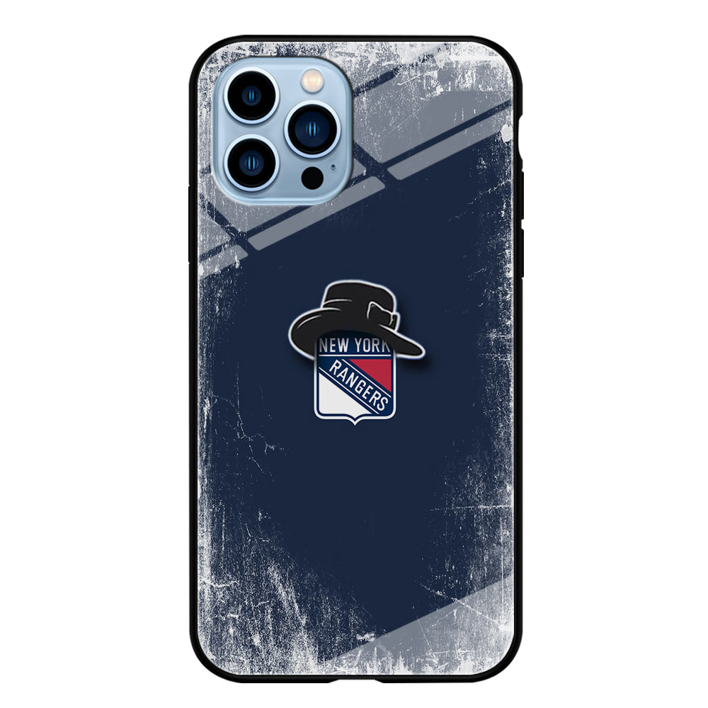 Hockey New York Rangers NHL 001 iPhone 13 Pro Case-Phone Case-Tempered Glass Case-Altracase