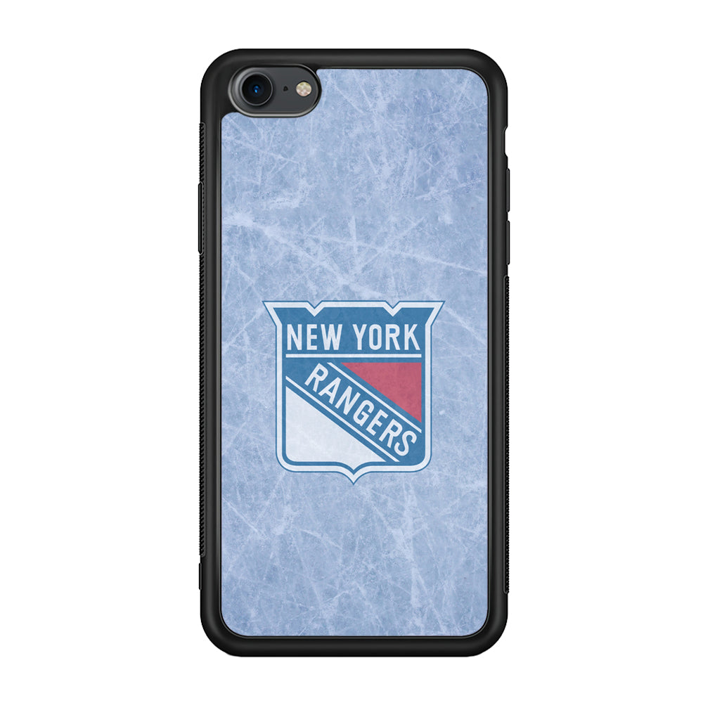 Hockey New York Rangers NHL 002 iPhone 7 Case-Phone Case-Rubber Black (2D Case)-Altracase