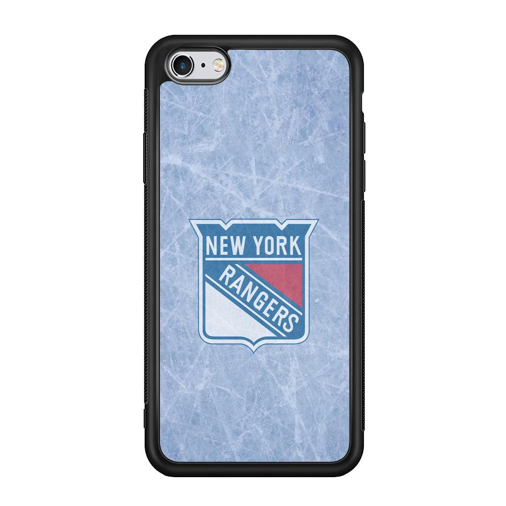 Hockey New York Rangers NHL 002 iPhone 6 | 6s Case-Phone Case-Rubber Black (2D Case)-Altracase