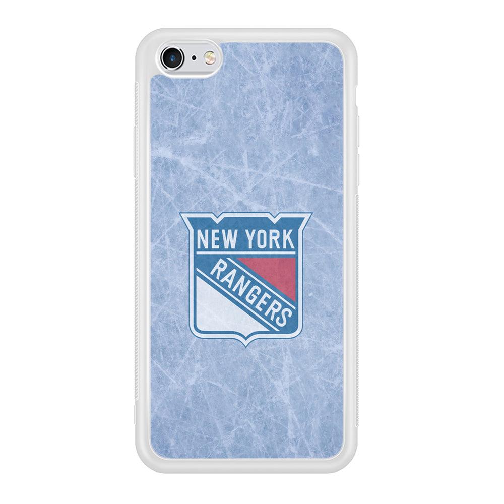 Hockey New York Rangers NHL 002 iPhone 6 | 6s Case-Phone Case-Rubber White (2D Case)-Altracase