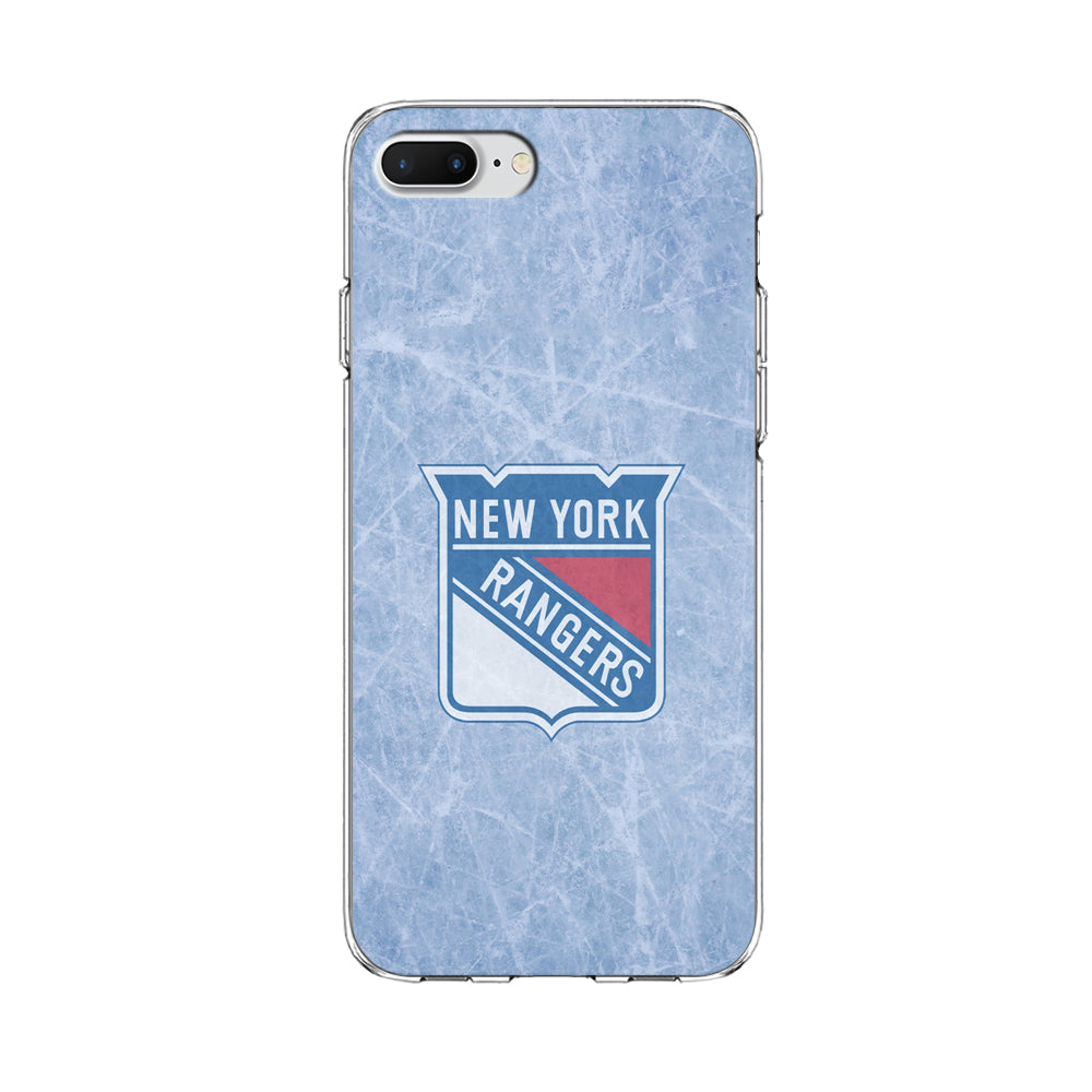 Hockey New York Rangers NHL 002 iPhone 8 Plus Case-Phone Case-Clear Soft Case-Altracase