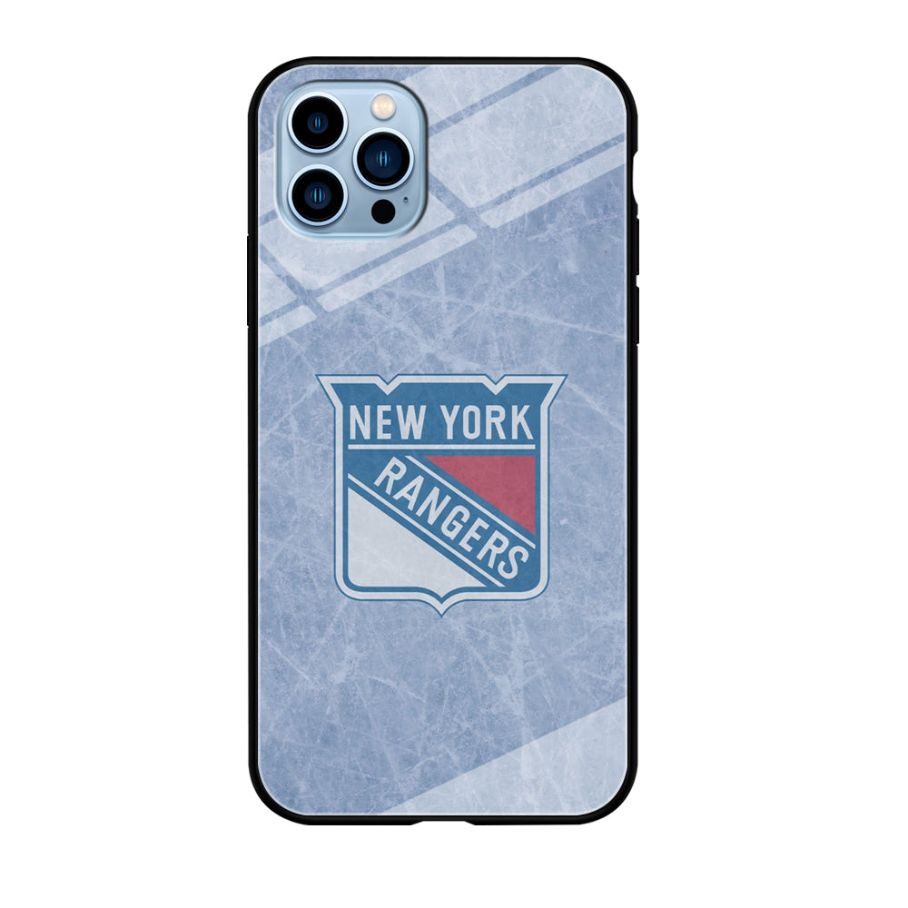 Hockey New York Rangers NHL 002 iPhone 12 Pro Max Case-Phone Case-Tempered Glass Case-Altracase