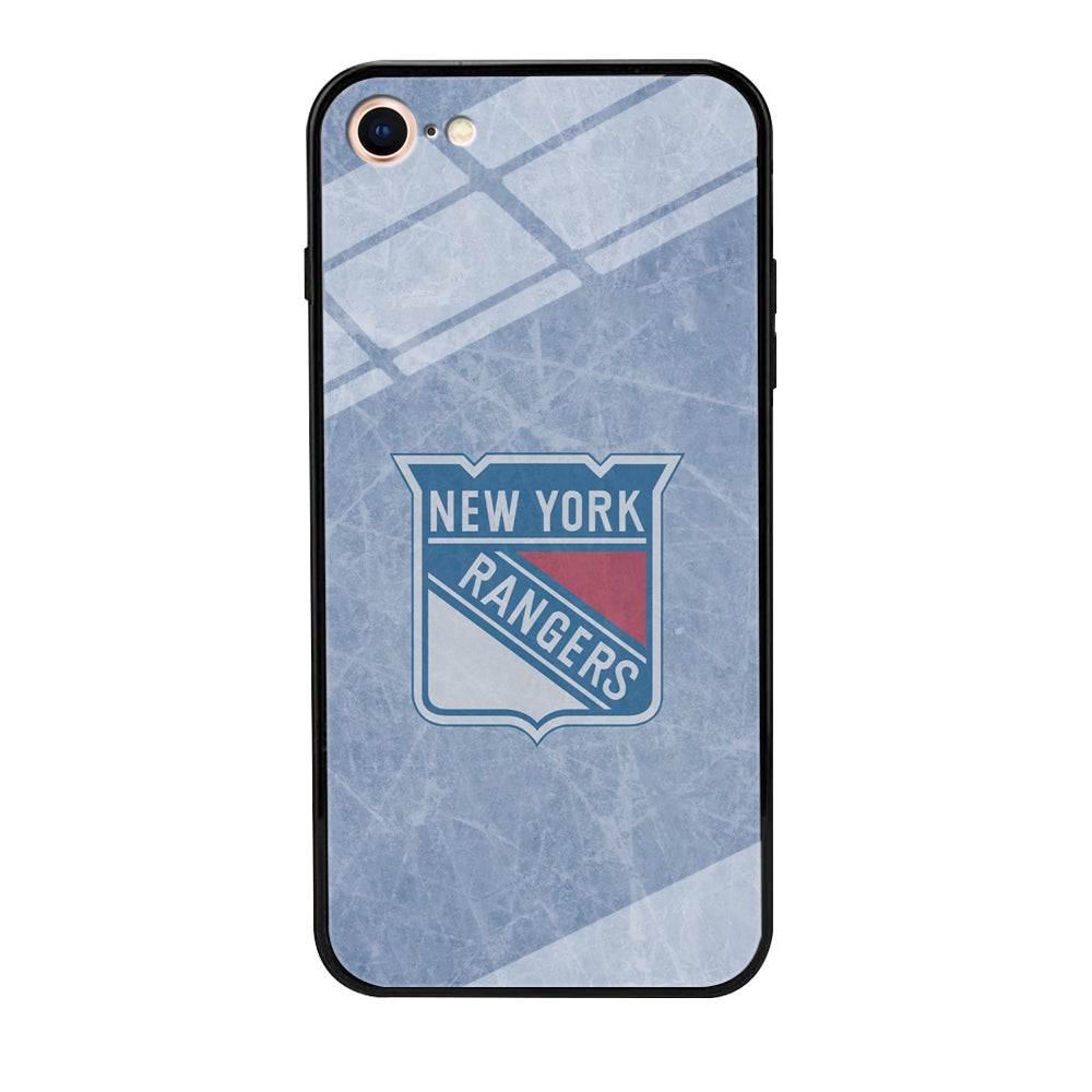 Hockey New York Rangers NHL 002 iPhone 7 Case-Phone Case-Tempered Glass Case-Altracase