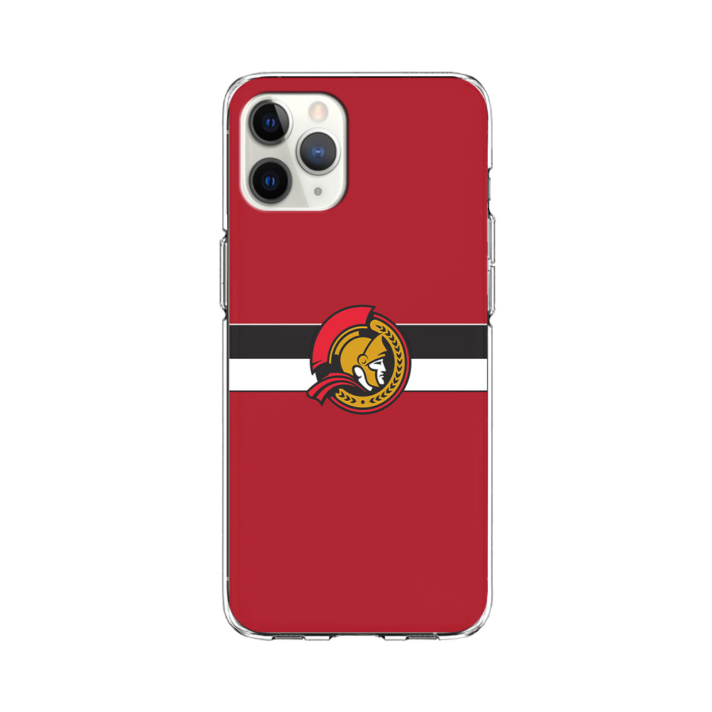 Hockey Ottawa Senators NHL 001 iPhone 11 Pro Max Case-Phone Case-Clear Soft Case-Altracase