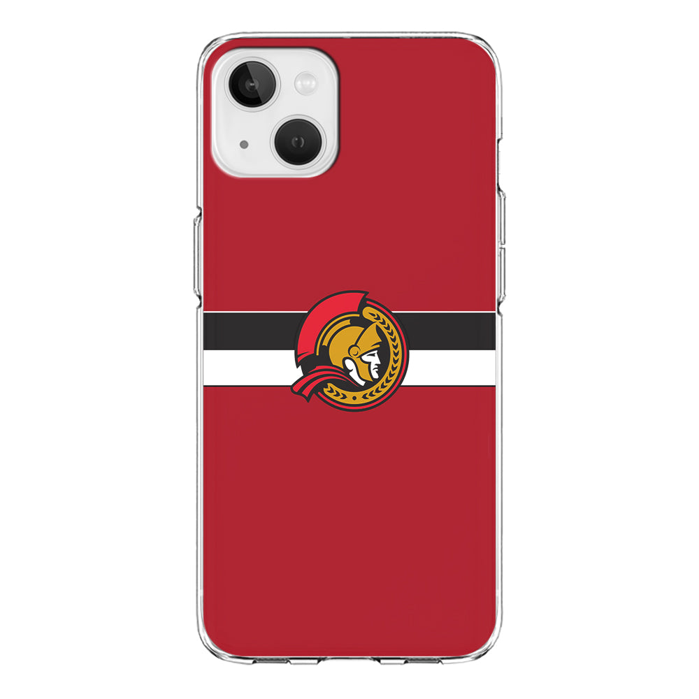 Hockey Ottawa Senators NHL 001 iPhone 13 Mini Case-Phone Case-Clear Soft Case-Altracase