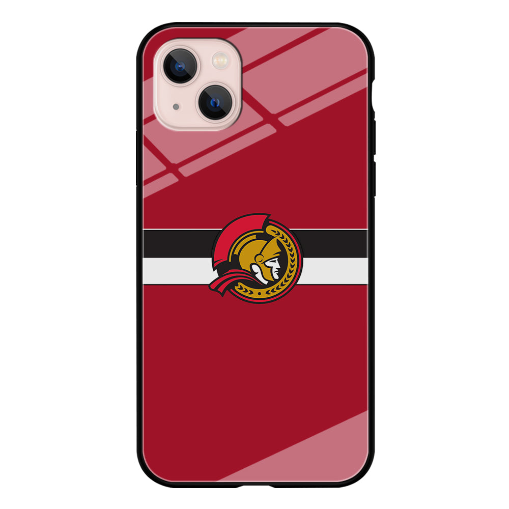 Hockey Ottawa Senators NHL 001 iPhone 13 Mini Case-Phone Case-Tempered Glass Case-Altracase