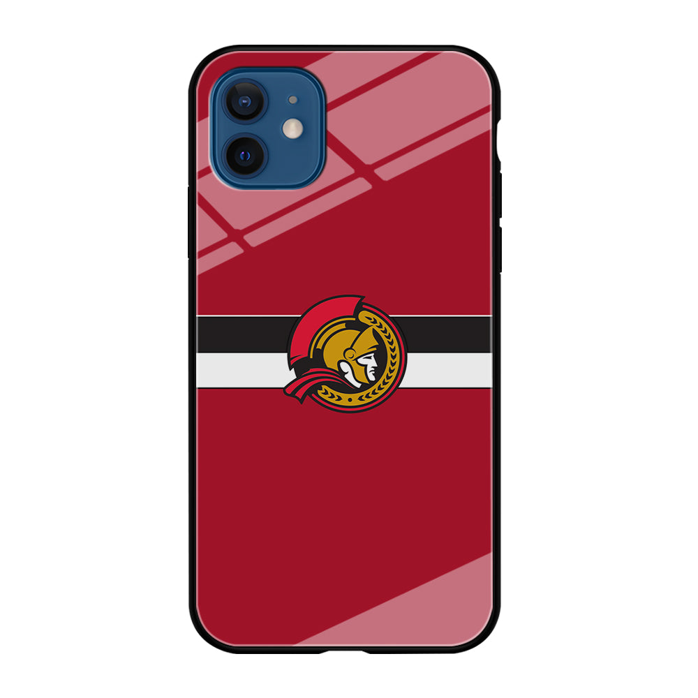 Hockey Ottawa Senators NHL 001 iPhone 12 Case-Phone Case-Tempered Glass Case-Altracase