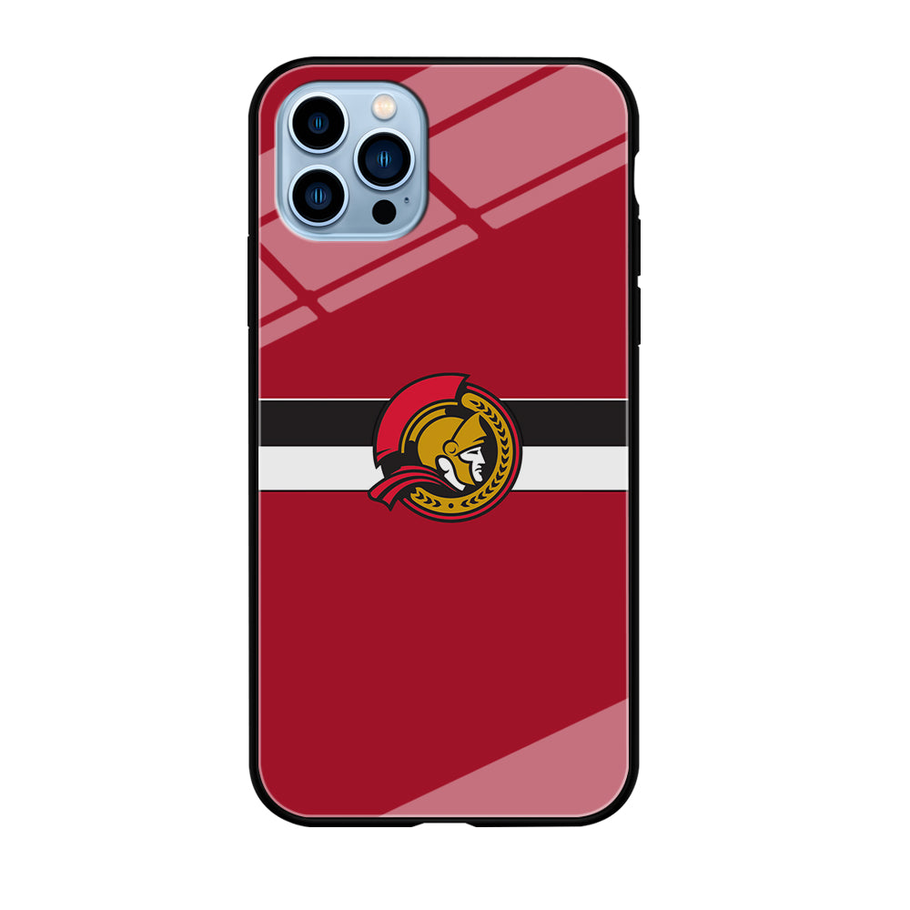 Hockey Ottawa Senators NHL 001 iPhone 12 Pro Max Case-Phone Case-Tempered Glass Case-Altracase