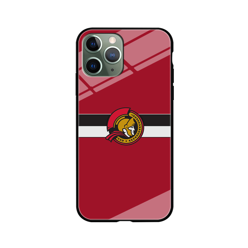 Hockey Ottawa Senators NHL 001 iPhone 11 Pro Max Case-Phone Case-Tempered Glass Case-Altracase