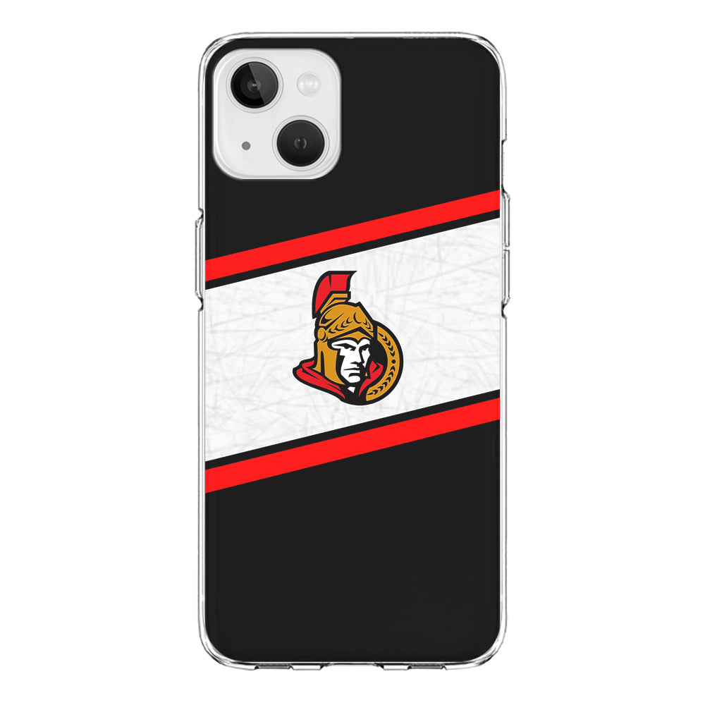 Hockey Ottawa Senators NHL 002 iPhone 13 Mini Case-Phone Case-Clear Soft Case-Altracase