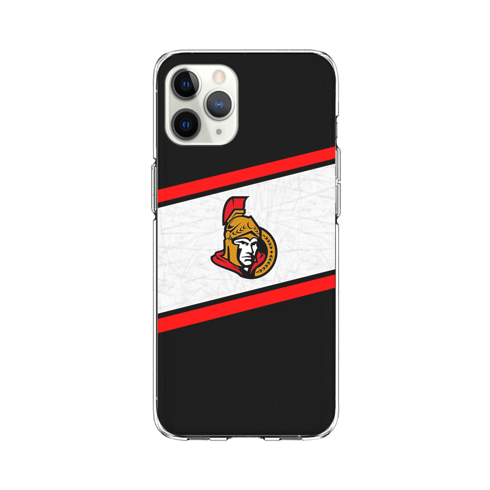 Hockey Ottawa Senators NHL 002 iPhone 11 Pro Max Case-Phone Case-Clear Soft Case-Altracase