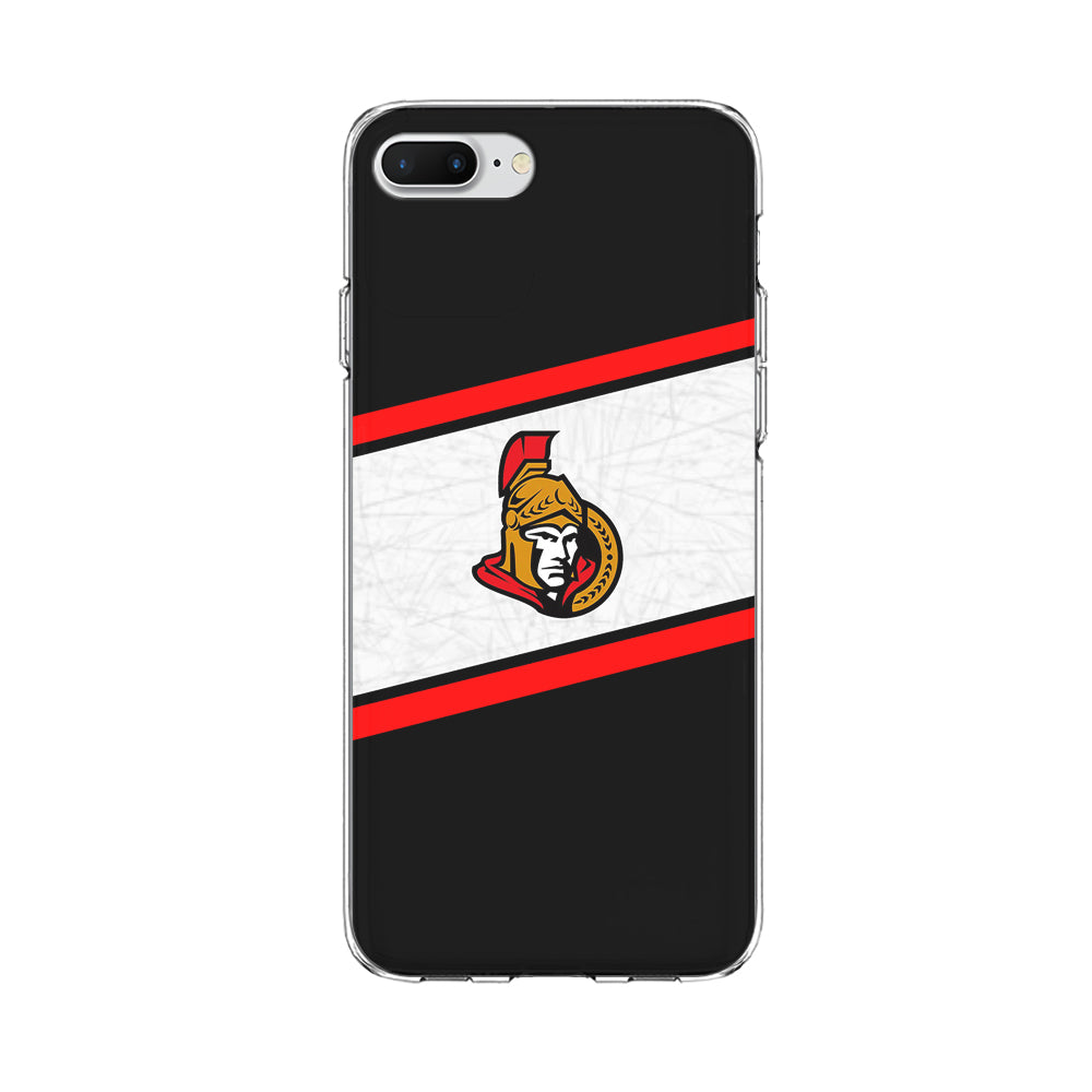 Hockey Ottawa Senators NHL 002 iPhone 8 Plus Case-Phone Case-Clear Soft Case-Altracase