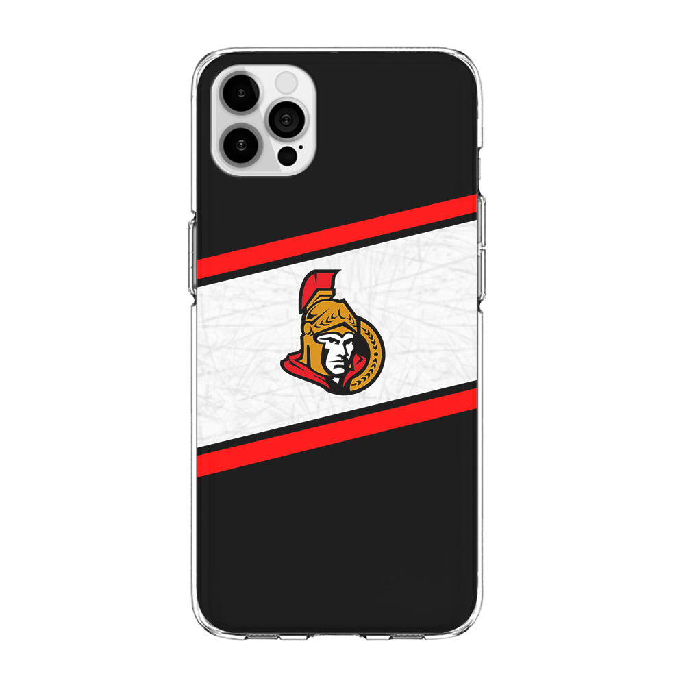 Hockey Ottawa Senators NHL 002 iPhone 13 Pro Max Case-Phone Case-Clear Soft Case-Altracase