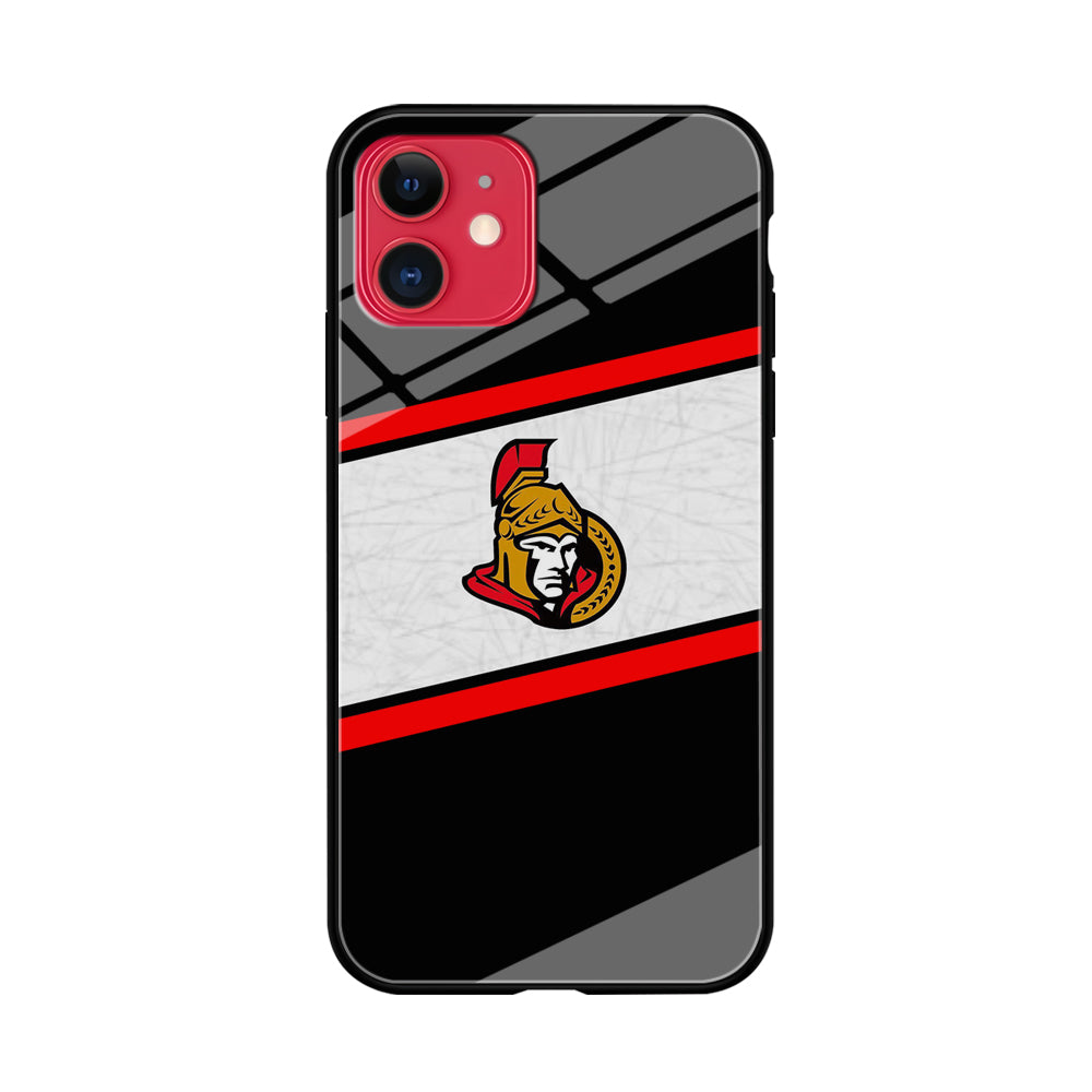 Hockey Ottawa Senators NHL 002 iPhone 11 Case-Phone Case-Tempered Glass Case-Altracase