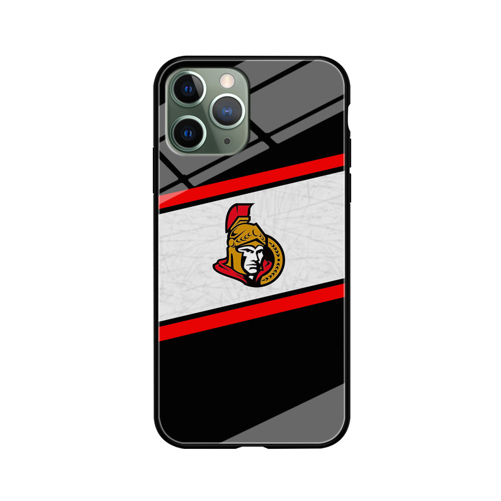 Hockey Ottawa Senators NHL 002 iPhone 11 Pro Max Case-Phone Case-Tempered Glass Case-Altracase