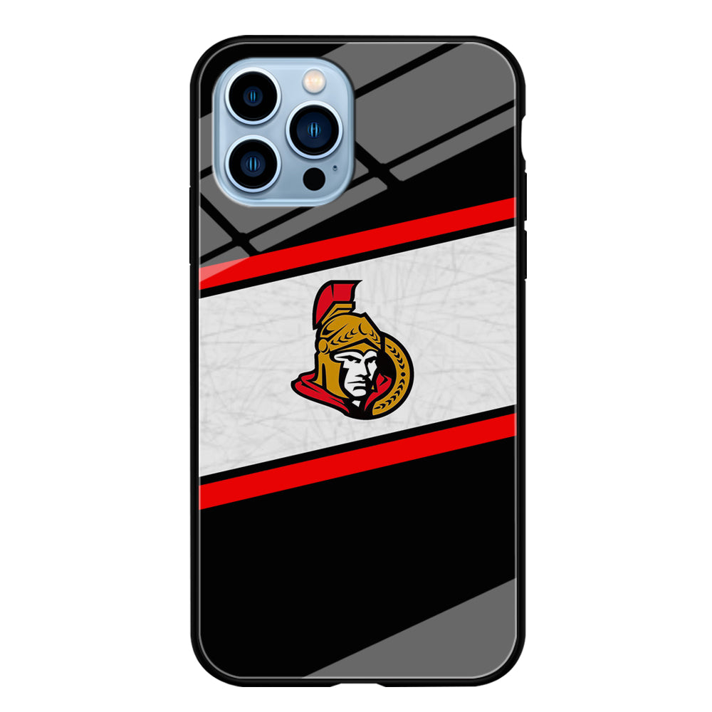 Hockey Ottawa Senators NHL 002 iPhone 15 Pro Case-Phone Case-Tempered Glass Case-Altracase