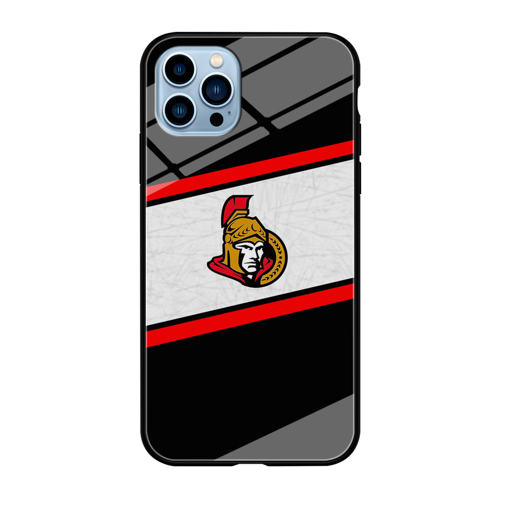 Hockey Ottawa Senators NHL 002 iPhone 12 Pro Max Case-Phone Case-Tempered Glass Case-Altracase