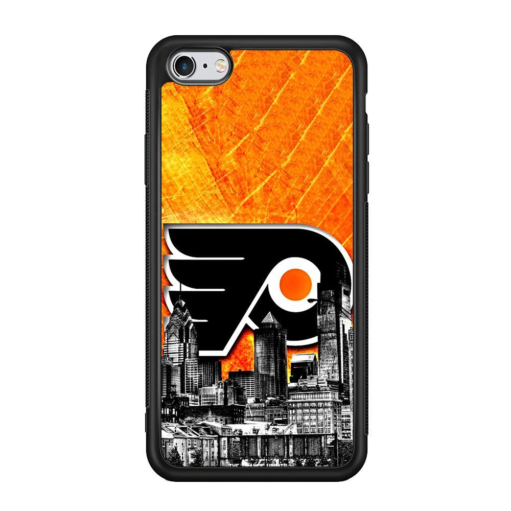 Hockey Philadelphia Flyers NHL 001 iPhone 6 | 6s Case-Phone Case-Rubber Black (2D Case)-Altracase