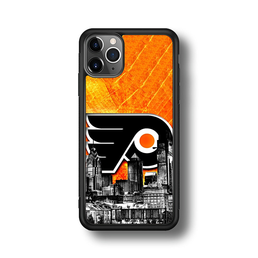 Hockey Philadelphia Flyers NHL 001 iPhone 11 Pro Max Case-Phone Case-Rubber Black (2D Case)-Altracase