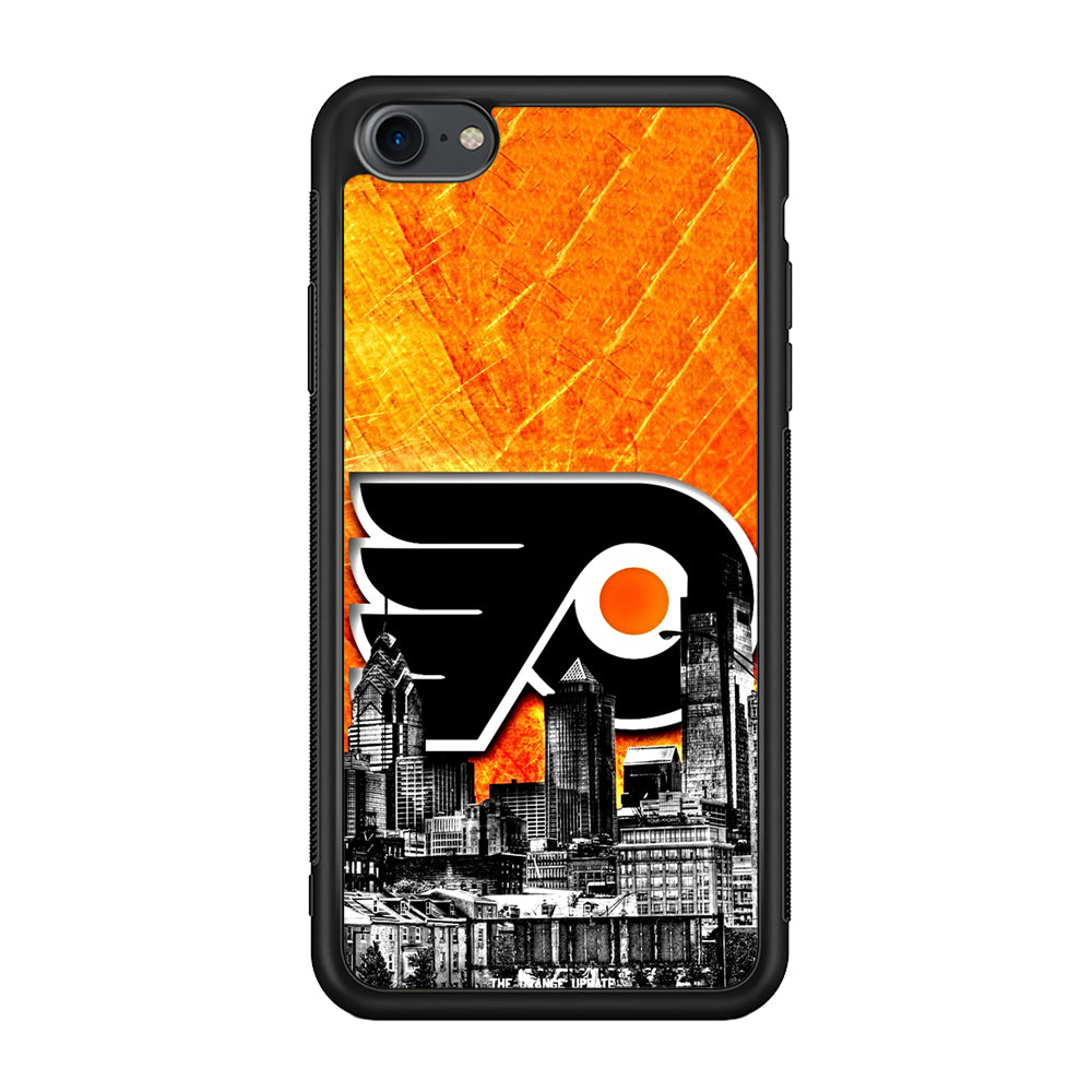 Hockey Philadelphia Flyers NHL 001 iPhone 7 Case-Phone Case-Rubber Black (2D Case)-Altracase