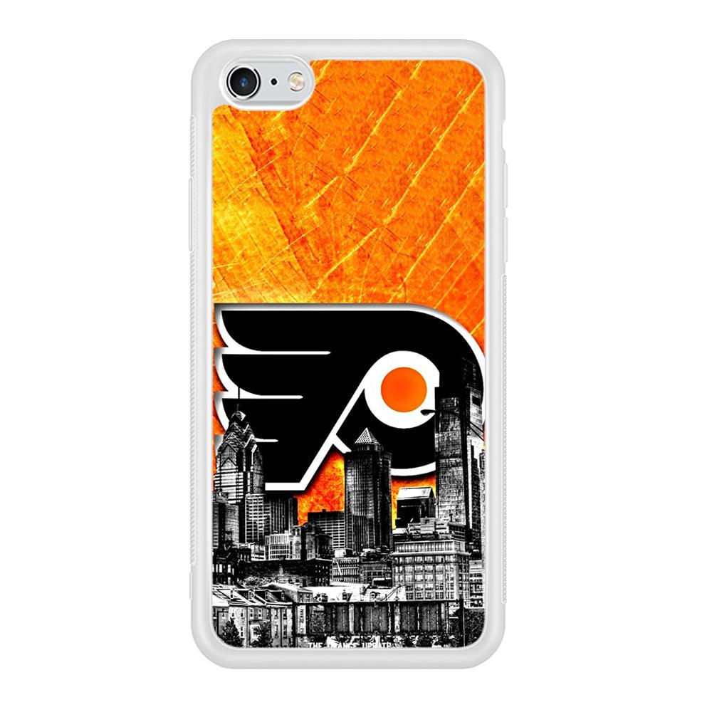 Hockey Philadelphia Flyers NHL 001 iPhone 6 | 6s Case-Phone Case-Rubber White (2D Case)-Altracase