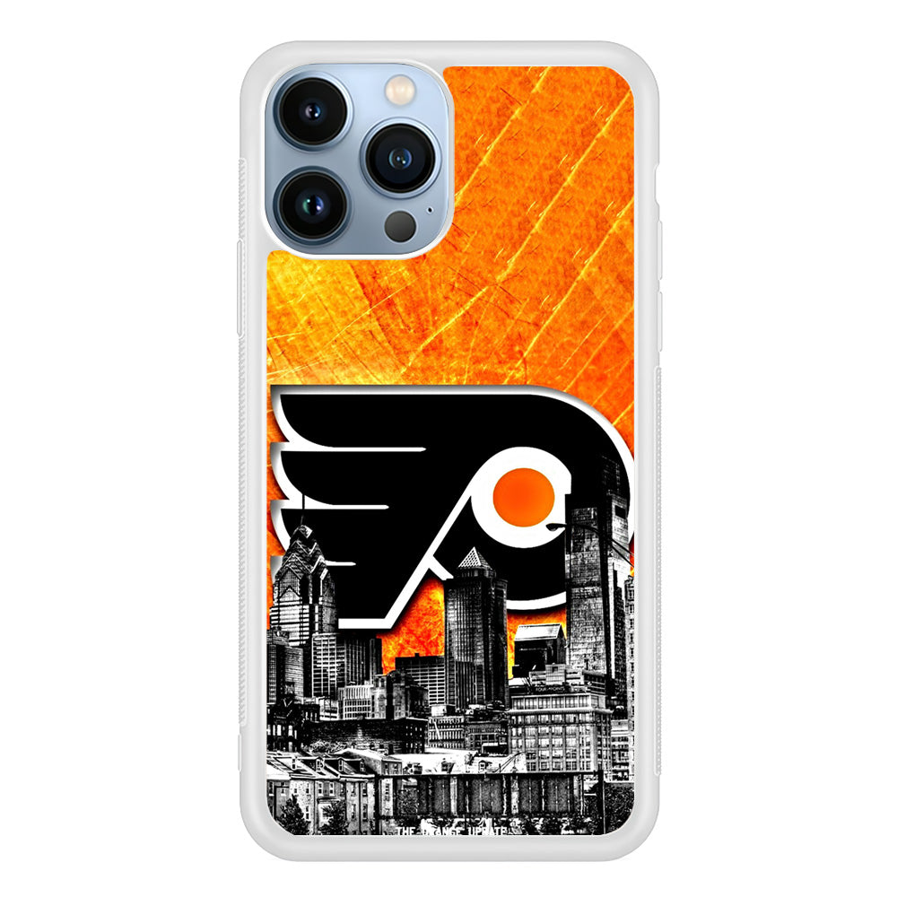 Hockey Philadelphia Flyers NHL 001 iPhone 13 Pro Case-Phone Case-Rubber White (2D Case)-Altracase