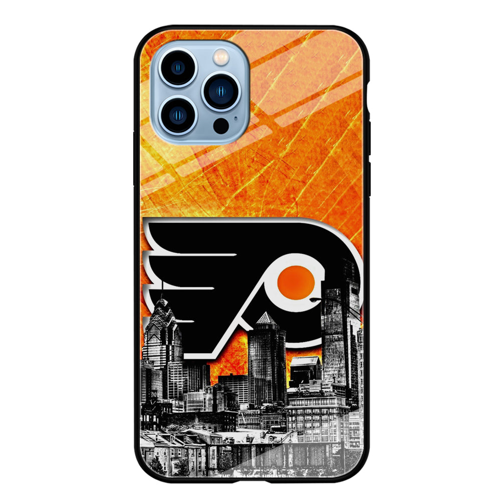 Hockey Philadelphia Flyers NHL 001 iPhone 13 Pro Max Case-Phone Case-Tempered Glass Case-Altracase