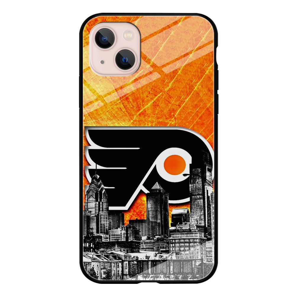 Hockey Philadelphia Flyers NHL 001 iPhone 13 Mini Case-Phone Case-Tempered Glass Case-Altracase