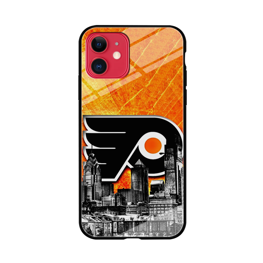 Hockey Philadelphia Flyers NHL 001 iPhone 11 Case-Phone Case-Tempered Glass Case-Altracase