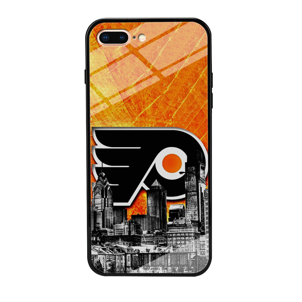 Hockey Philadelphia Flyers NHL 001 iPhone 8 Plus Case-Phone Case-Tempered Glass Case-Altracase