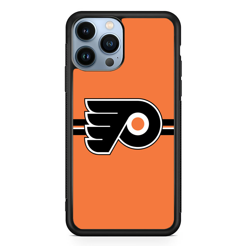 Hockey Philadelphia Flyers NHL 002 iPhone 13 Pro Case-Phone Case-Rubber Black (2D Case)-Altracase