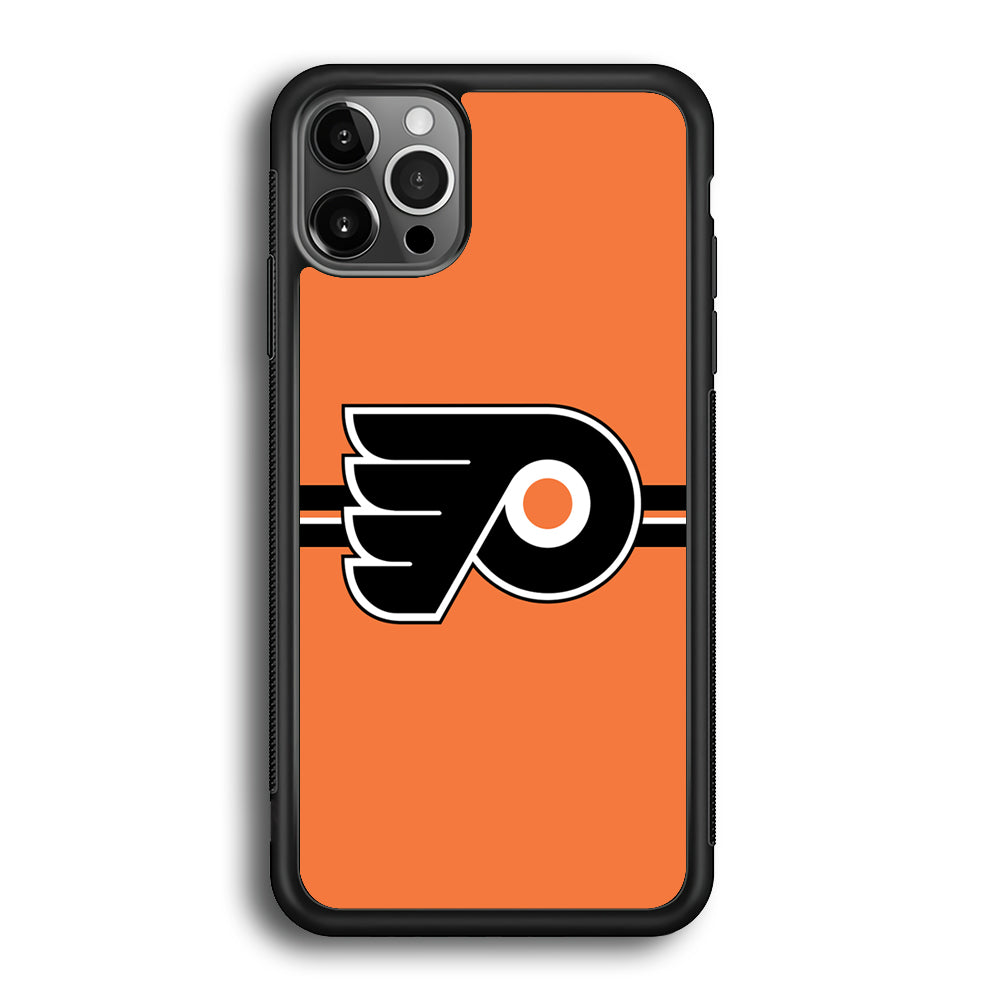 Hockey Philadelphia Flyers NHL 002 iPhone 12 Pro Max Case-Phone Case-Rubber Black (2D Case)-Altracase