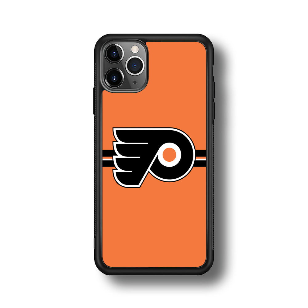 Hockey Philadelphia Flyers NHL 002 iPhone 11 Pro Max Case-Phone Case-Rubber Black (2D Case)-Altracase