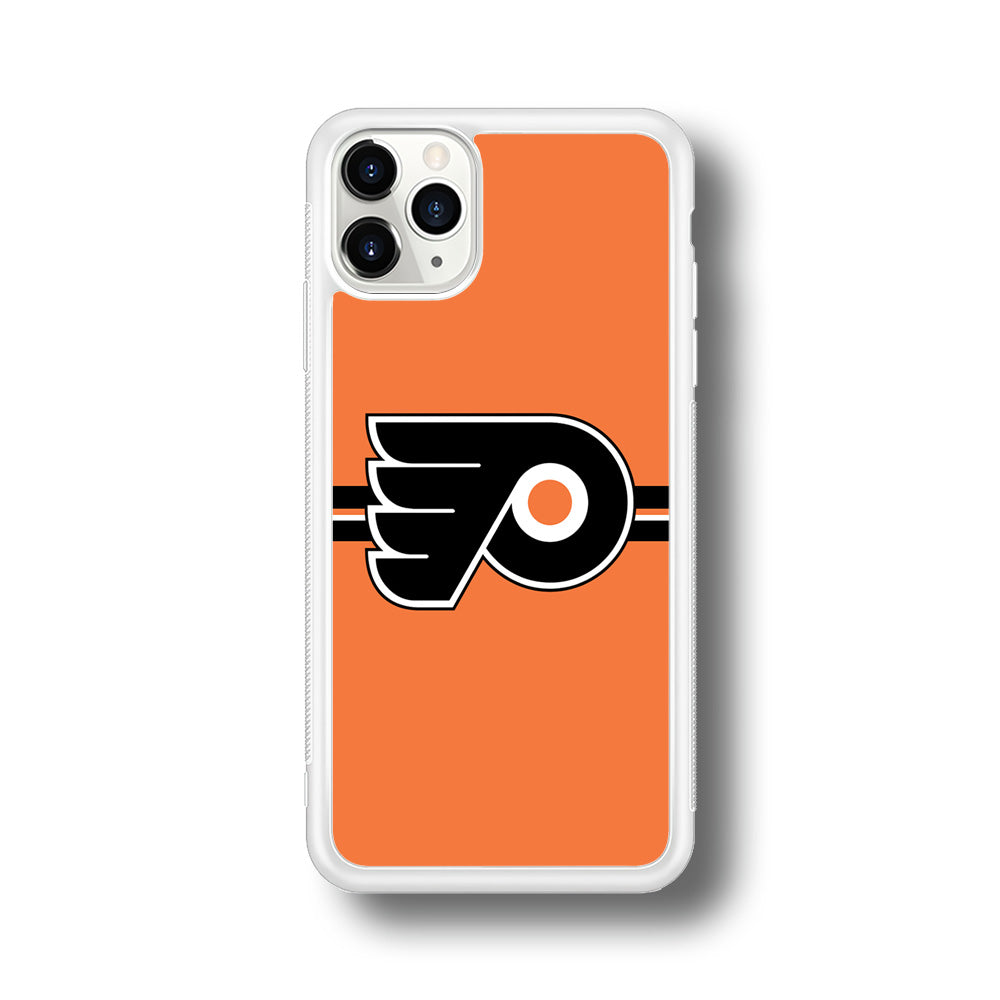 Hockey Philadelphia Flyers NHL 002 iPhone 11 Pro Max Case-Phone Case-Rubber White (2D Case)-Altracase