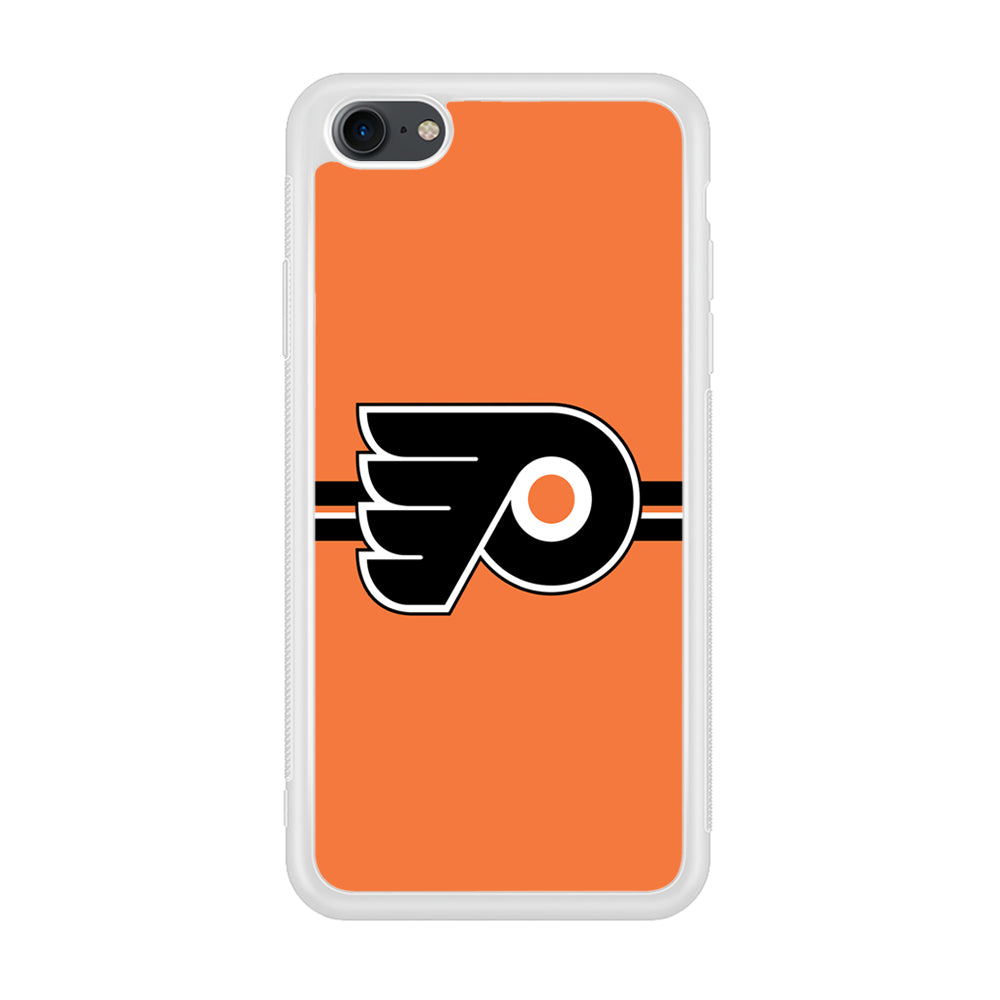 Hockey Philadelphia Flyers NHL 002 iPhone 7 Case-Phone Case-Rubber White (2D Case)-Altracase